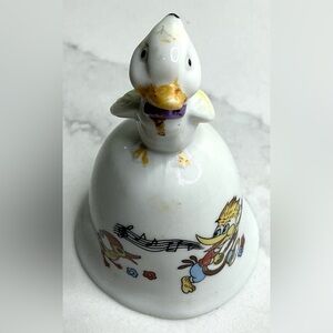 Ducks Duck Porcelain Dinner Bell Cottage-core Preloved